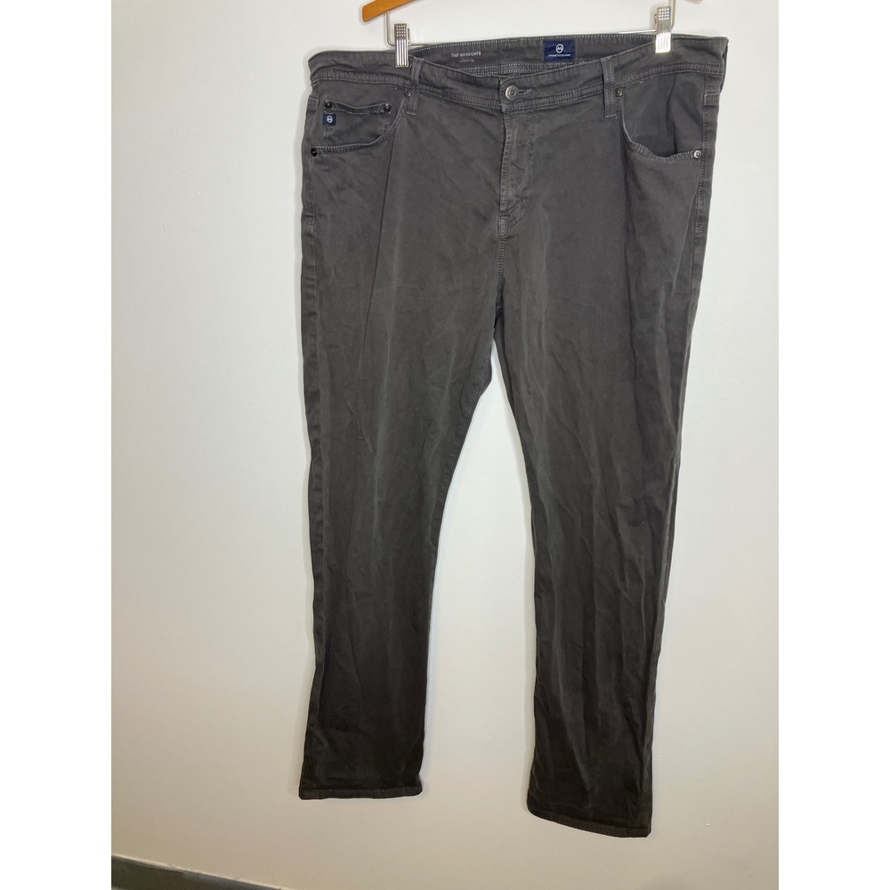 AG Adriano Goldschmied The Graduate‎ Pants Mens 40 Gray Excellent Tailored Leg